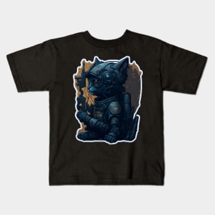 Mecha Cat_003 Kids T-Shirt